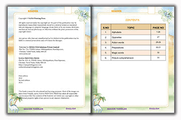 Senior Toddler - English Reader (Pre KG)