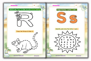 Senior Toddler - English Workbook (Pre KG)