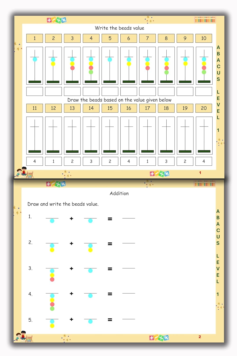 Abacus Book - Level 1