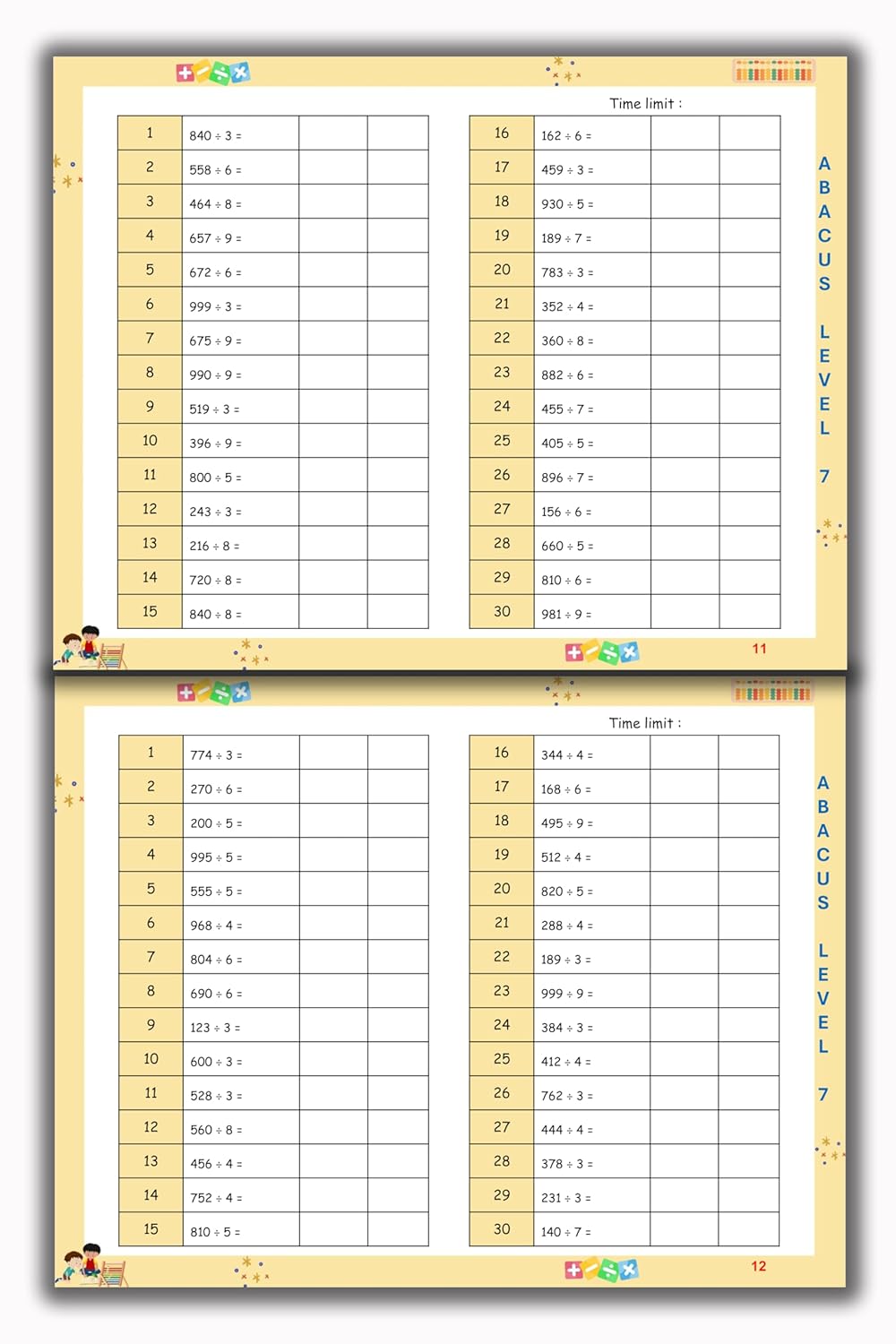 Abacus Book - Level 7