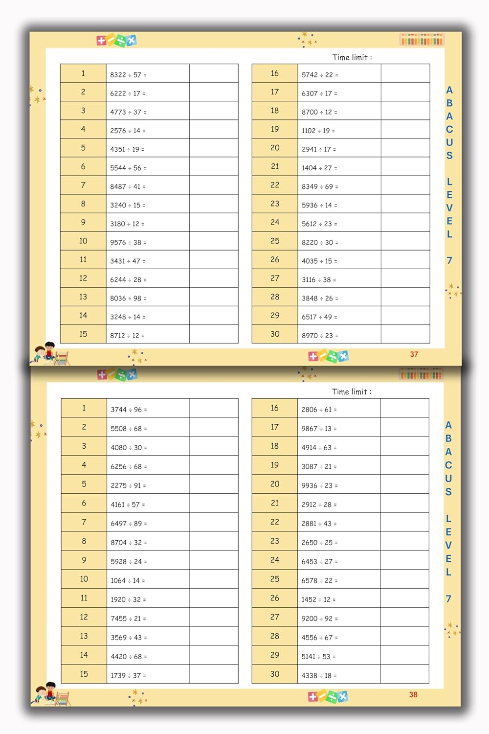 Abacus Book - Level 7