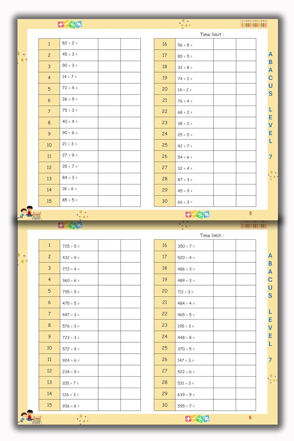 Abacus Book - Level 7