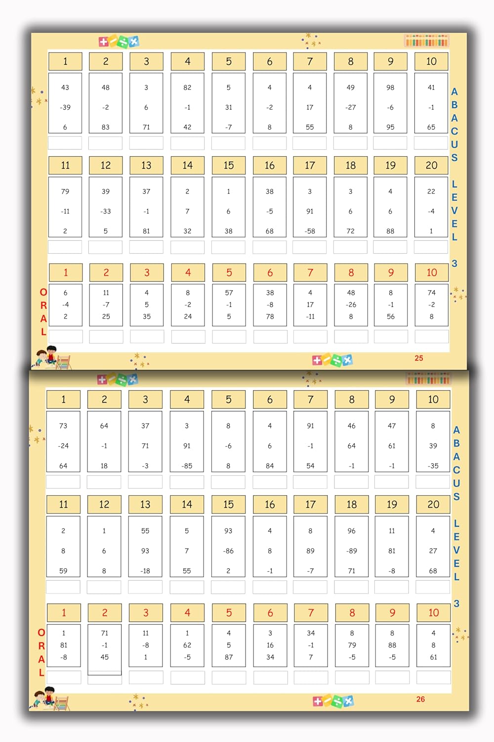 Abacus Book - Level 3