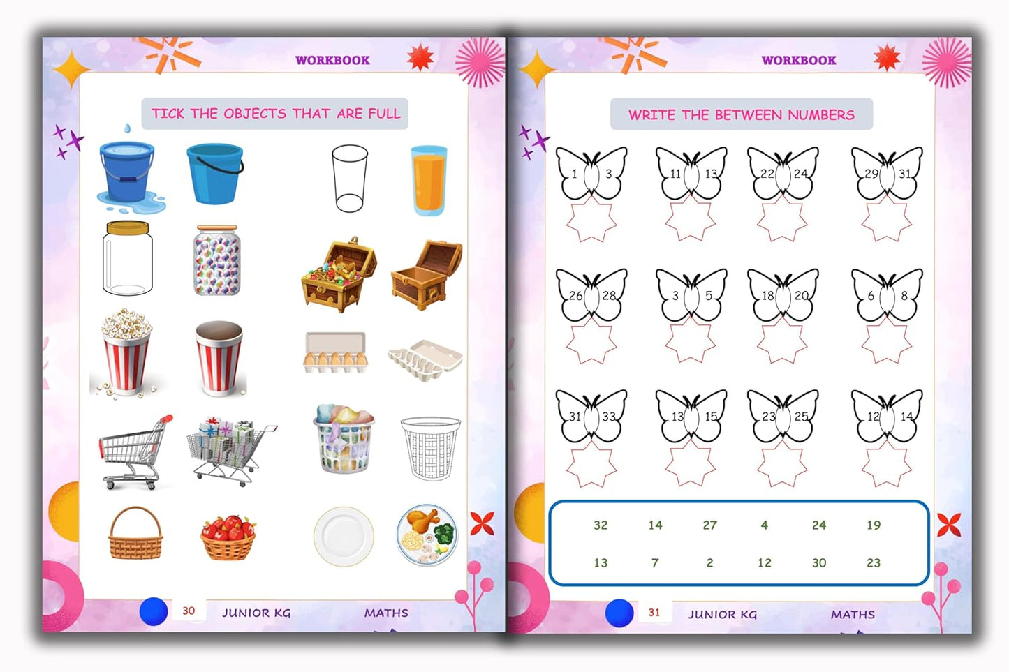 Junior KG - Maths Workbook