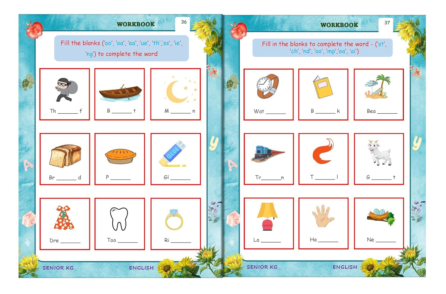 Senior KG - English Workbook