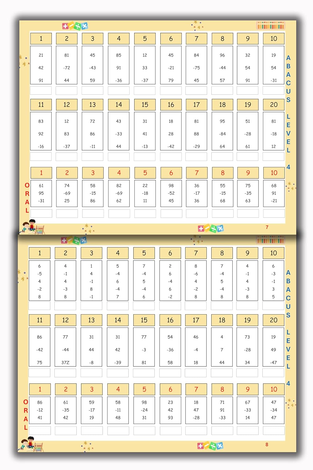 Abacus Book - Level 4