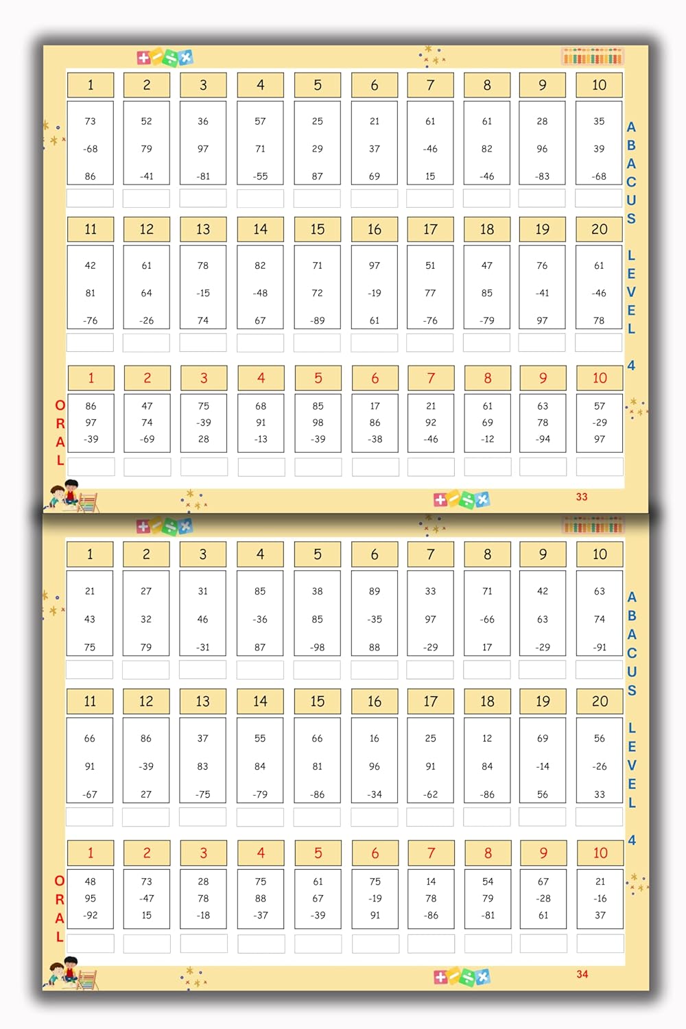 Abacus Book - Level 4