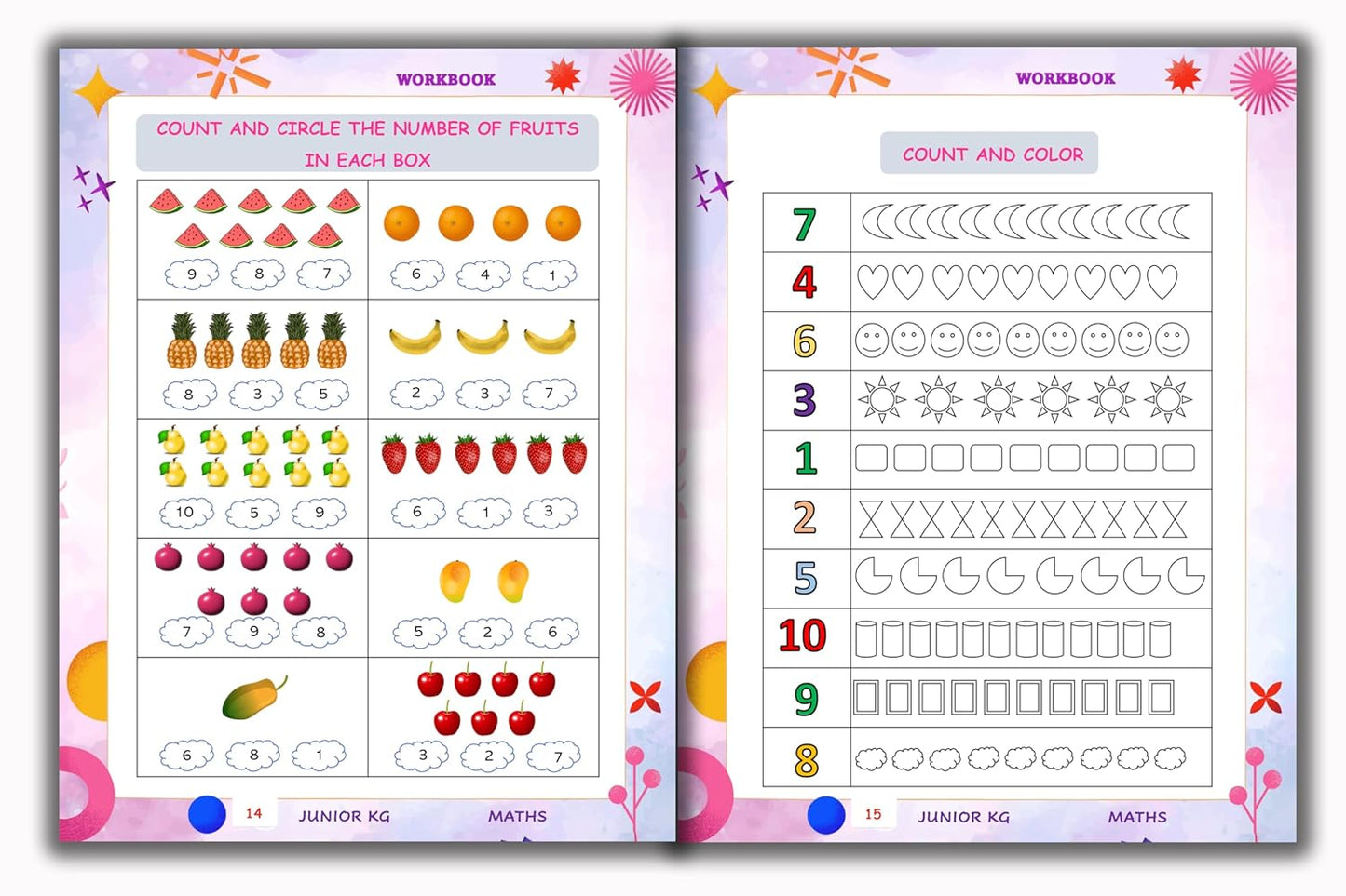 Junior KG - Maths Workbook