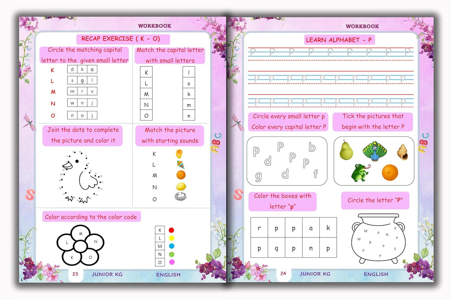 Junior KG - English Workbook