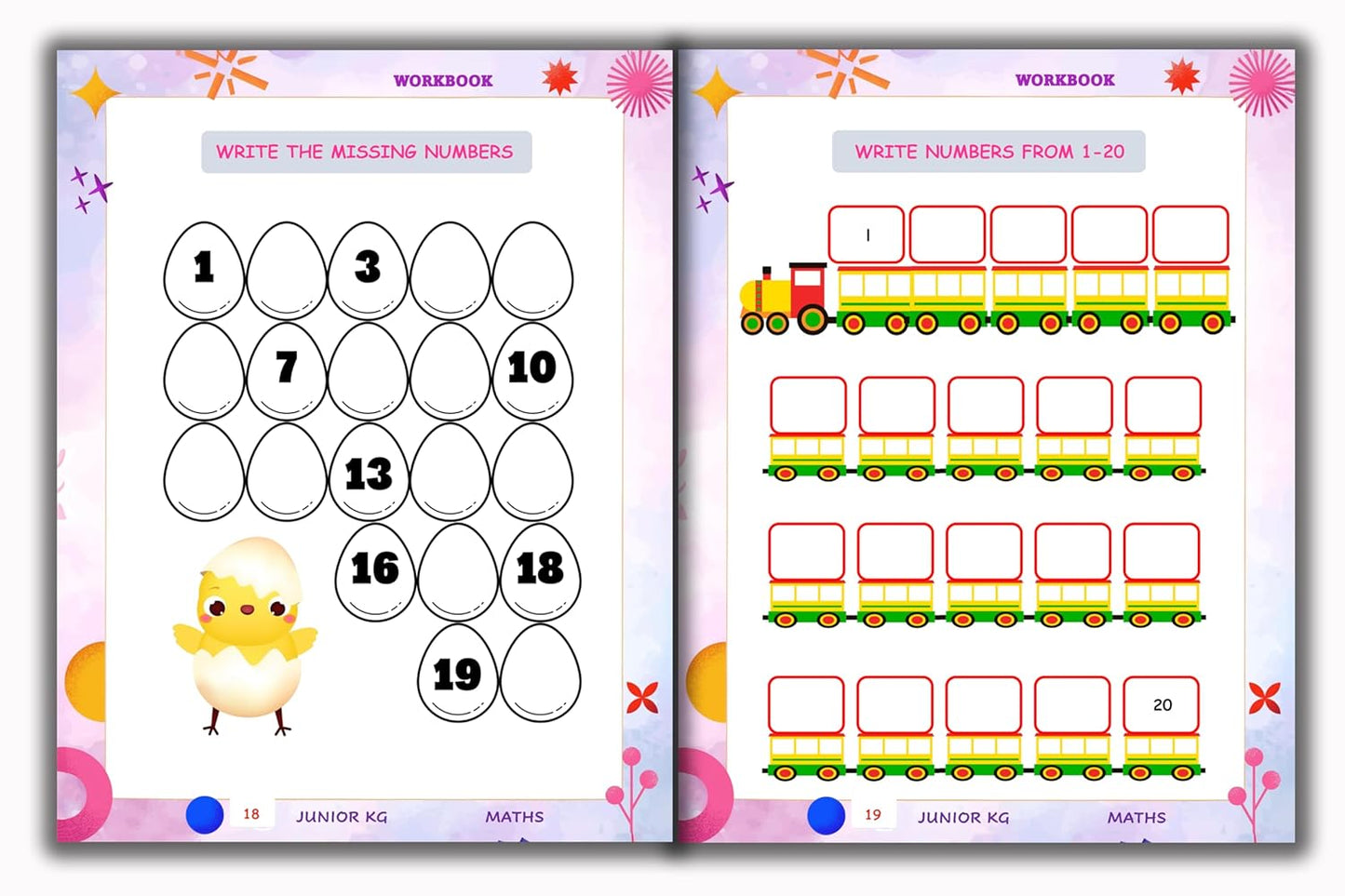 Junior KG - Maths Workbook