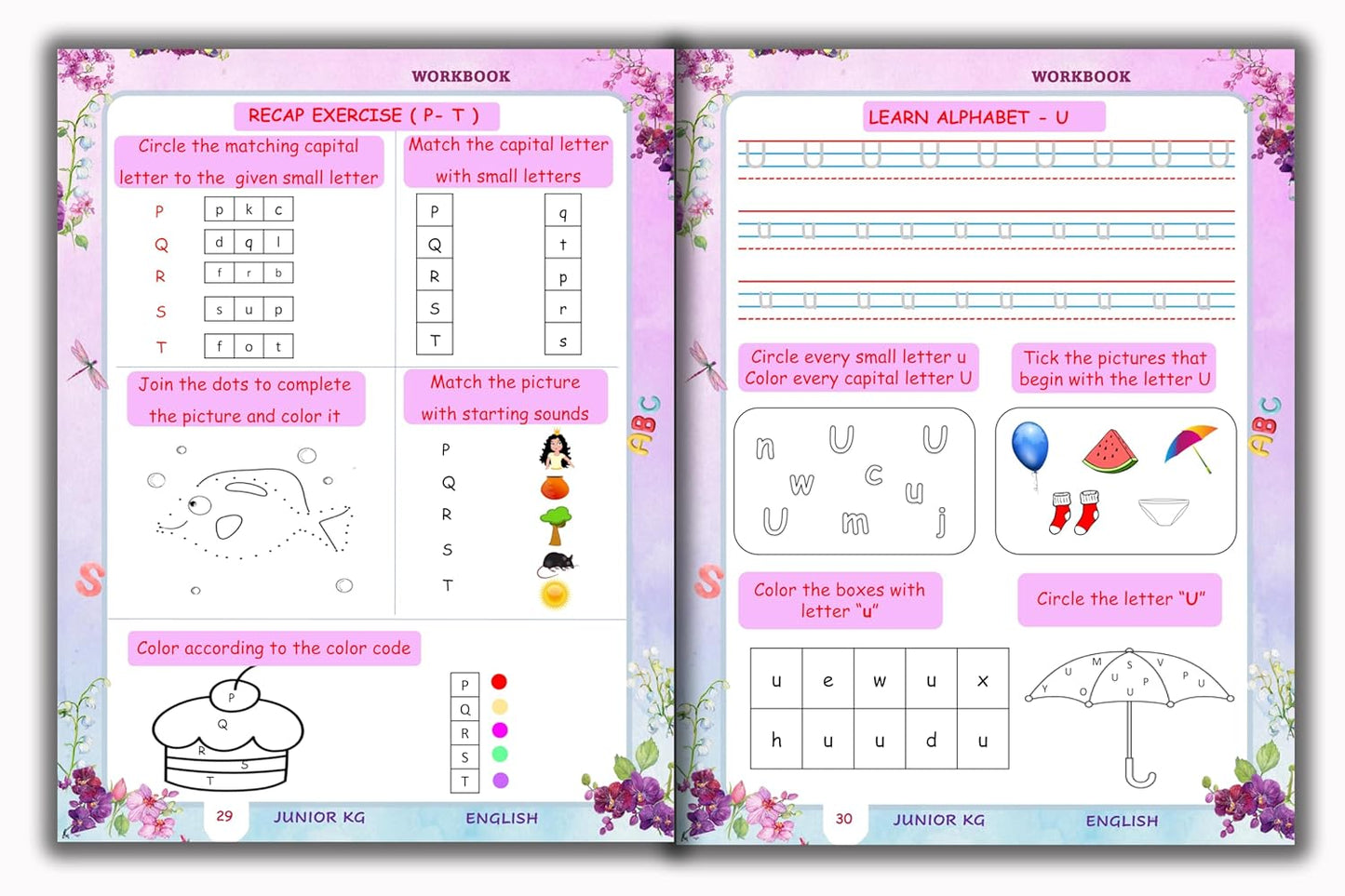 Junior KG - English Workbook