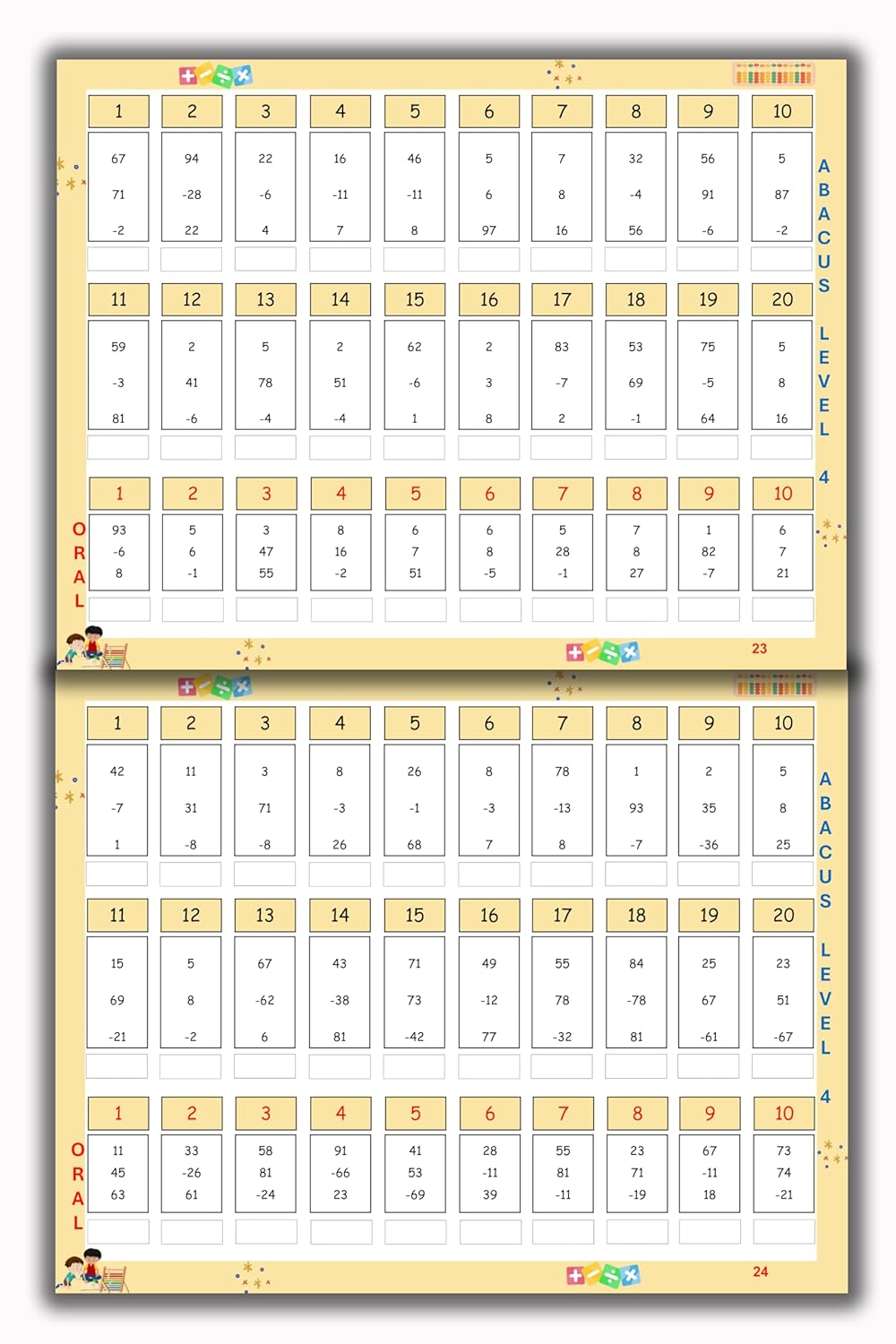 Abacus Book - Level 4