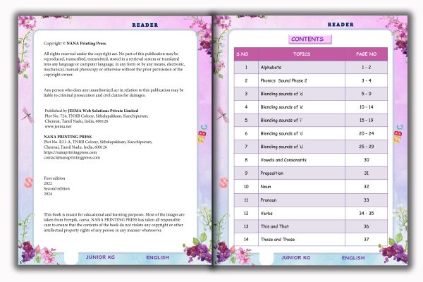 Junior KG - English Reader