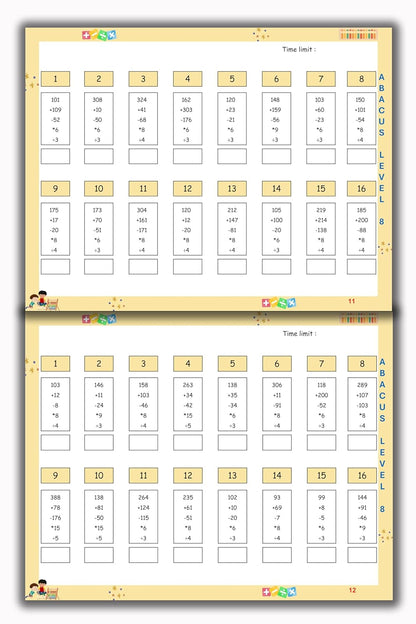 Abacus Book - Level 8