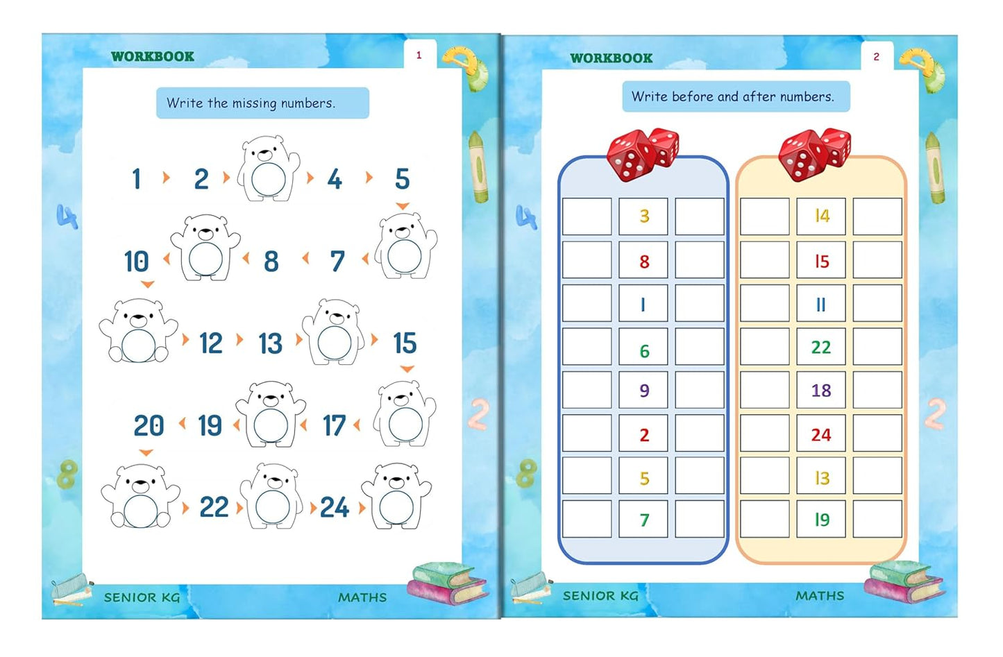Senior KG - Maths Workbook