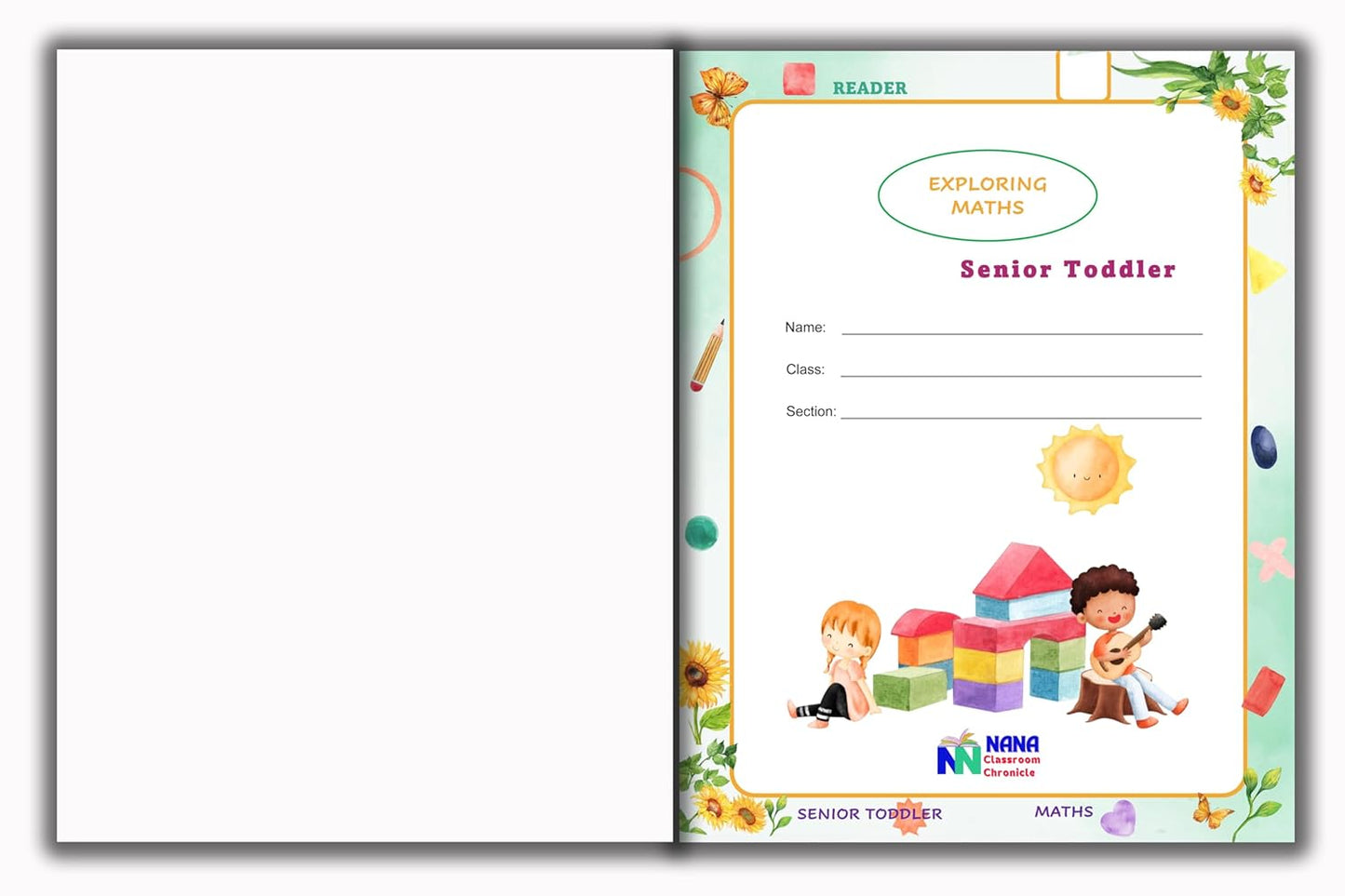 Senior Toddler - Maths Reader (Pre KG)