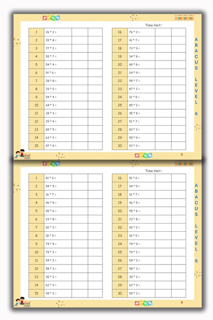 Abacus Book - Level 6