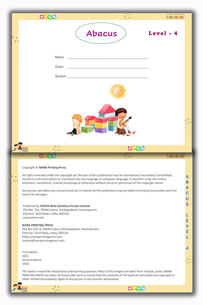 Abacus Book - Level 4