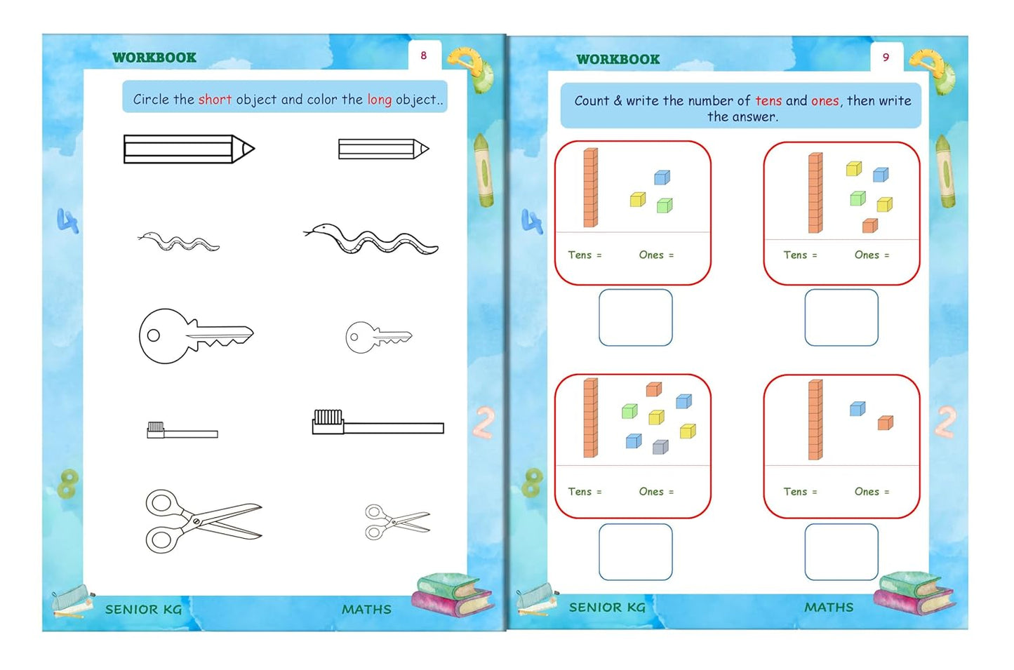 Senior KG - Maths Workbook