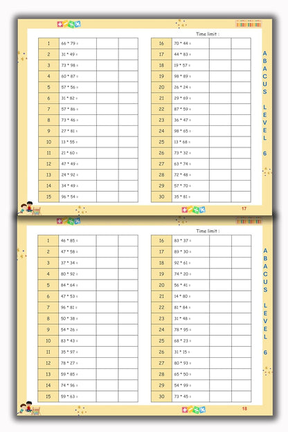 Abacus Book - Level 6