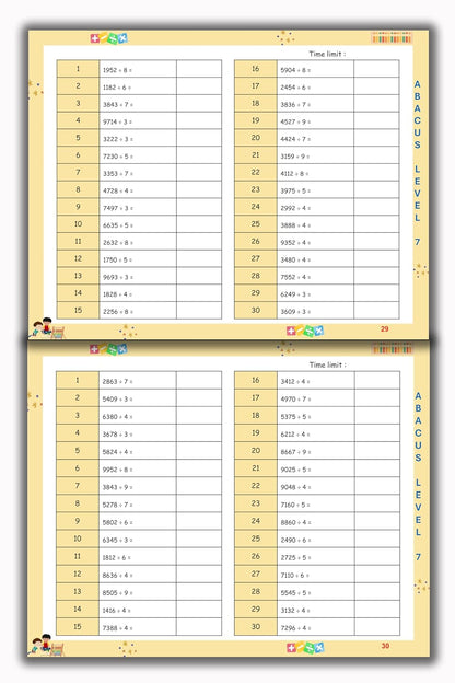 Abacus Book - Level 7
