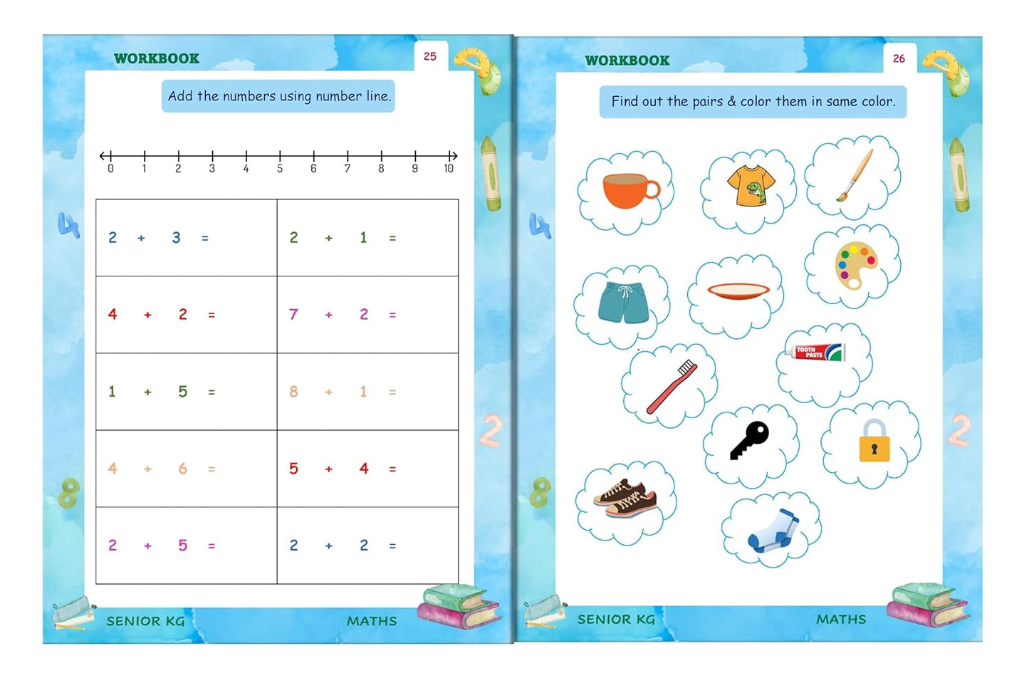 Senior KG - Maths Workbook