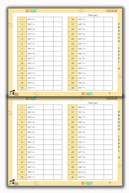 Abacus Book - Level 6