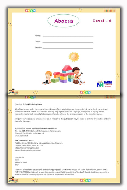 Abacus Book - Level 6