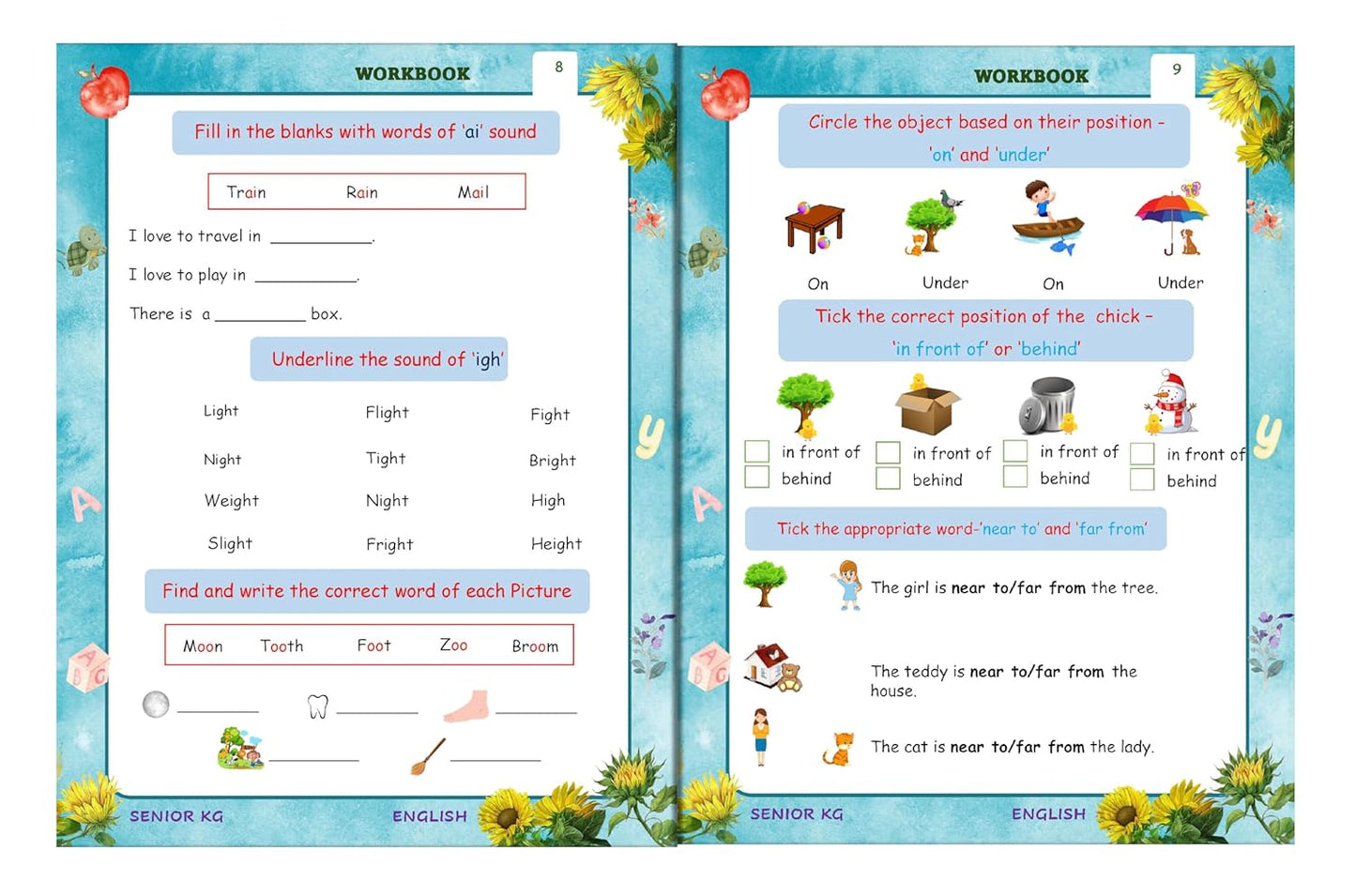 Senior KG - English Workbook