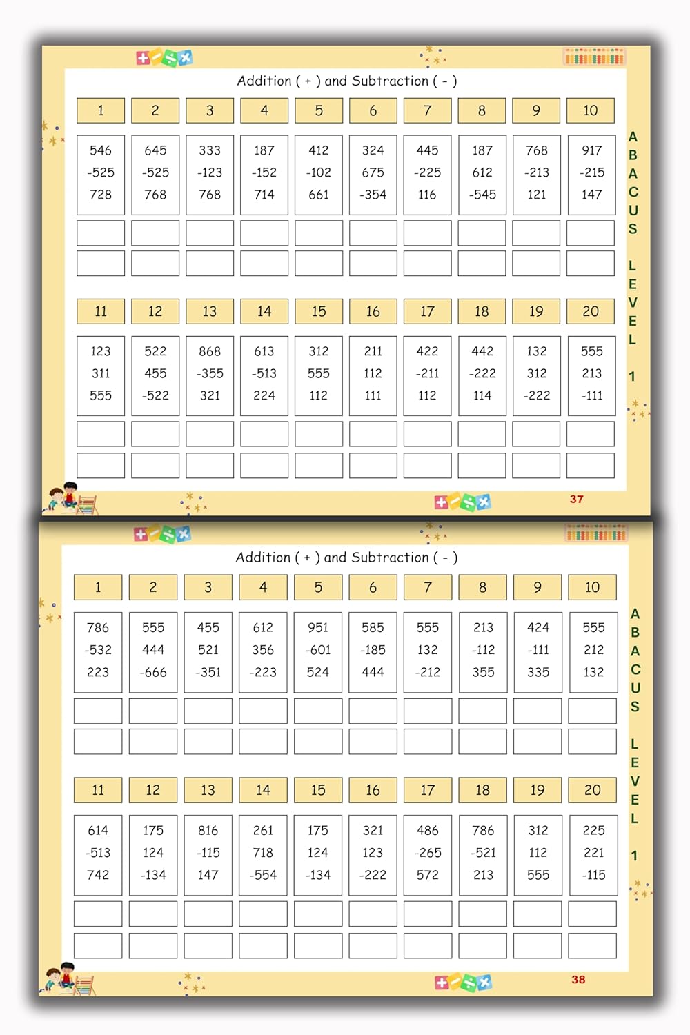 Abacus Book - Level 1