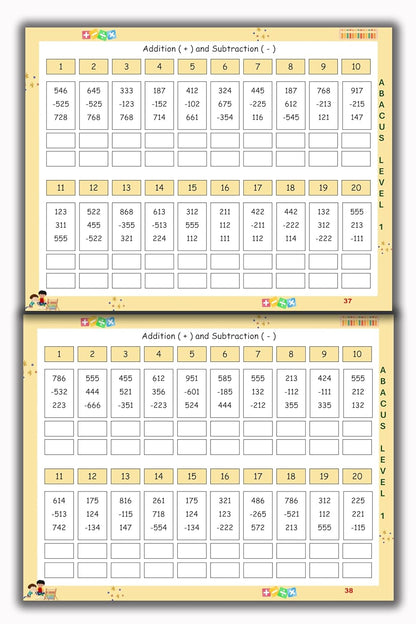Abacus Book - Level 1