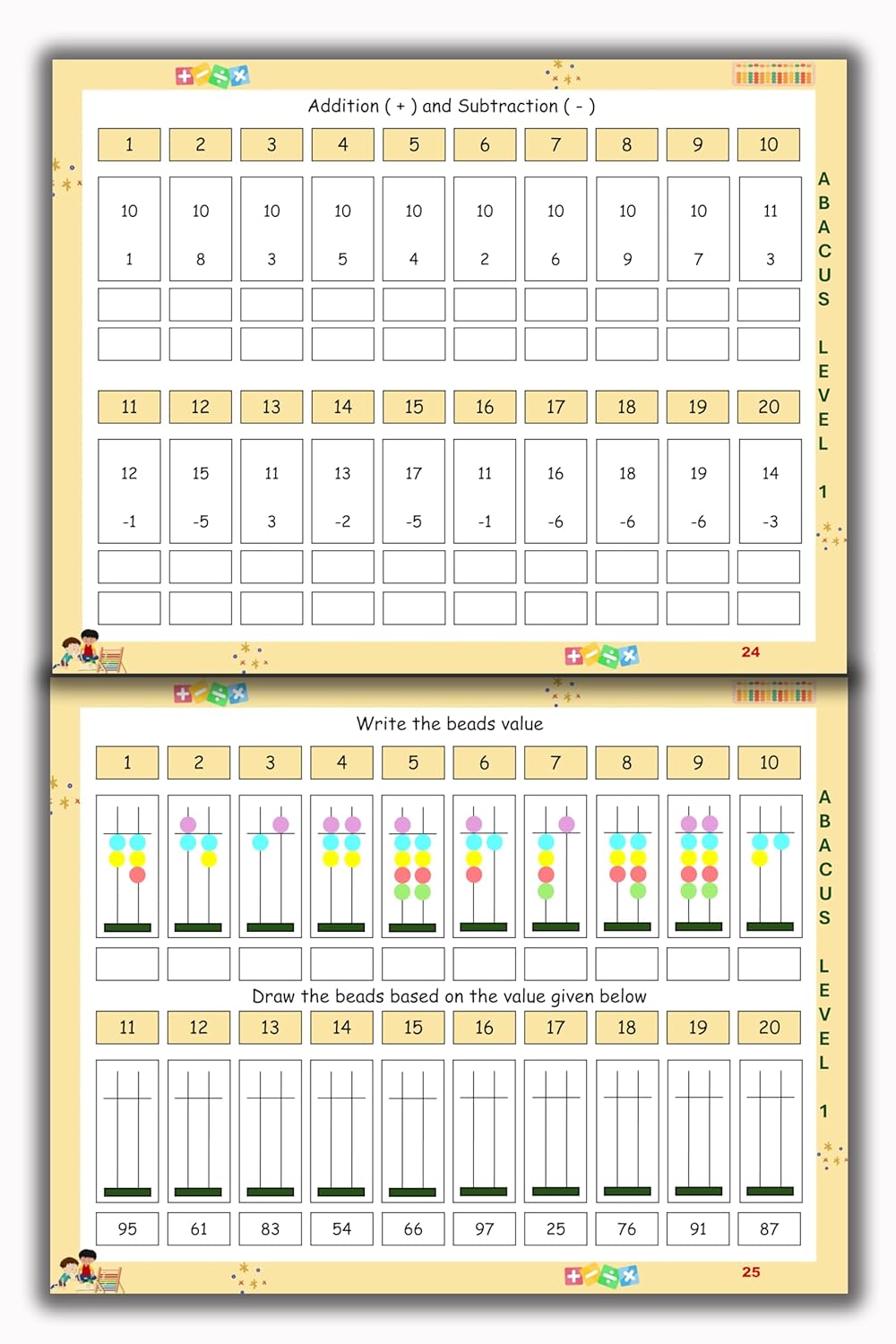 Abacus Book - Level 1