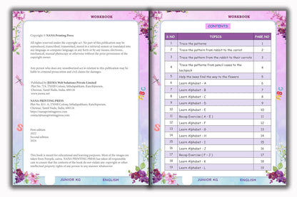 Junior KG - English Workbook