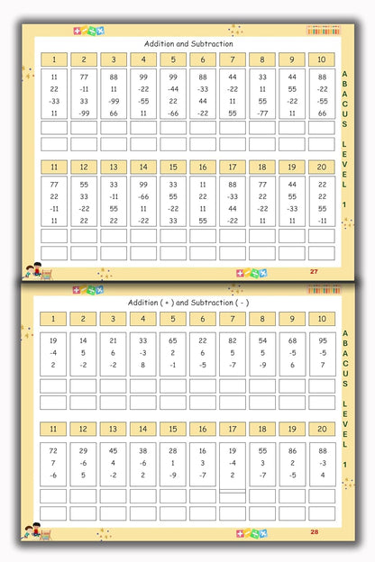 Abacus Book - Level 1