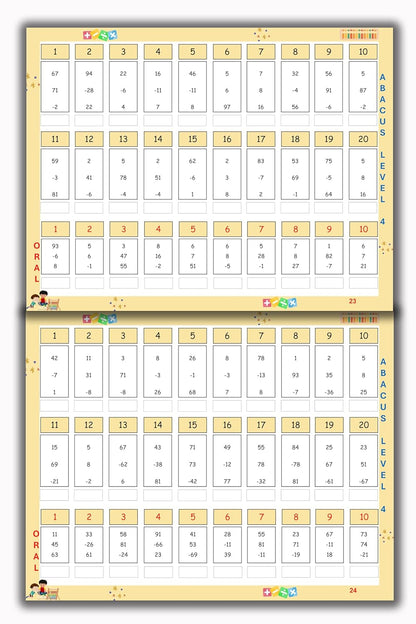 Abacus Book - Level 4