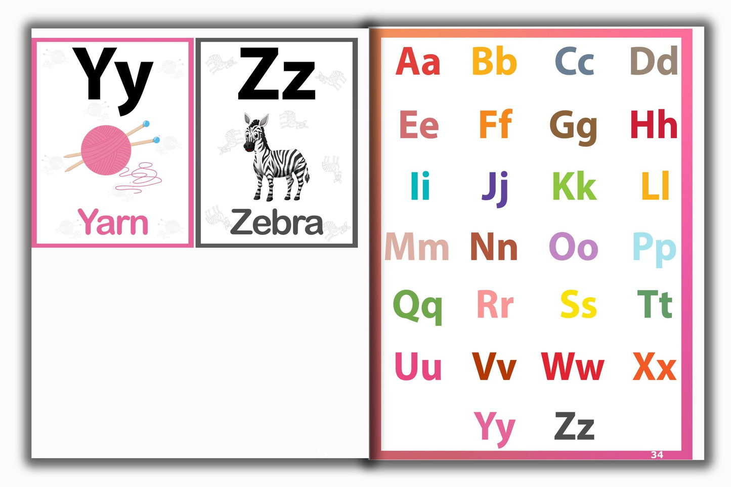 Activity Books Combo 2 - Alphabet Identification, Circle The Number, Circle The Two Matching Pictures, Dot To Dot, Good Or Bad