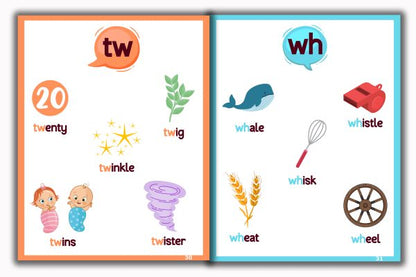 Activity Books Combo 14 - Before Between And After, Beginning Blends, Count And Circle, Trace 100 Sight Words, Word Families