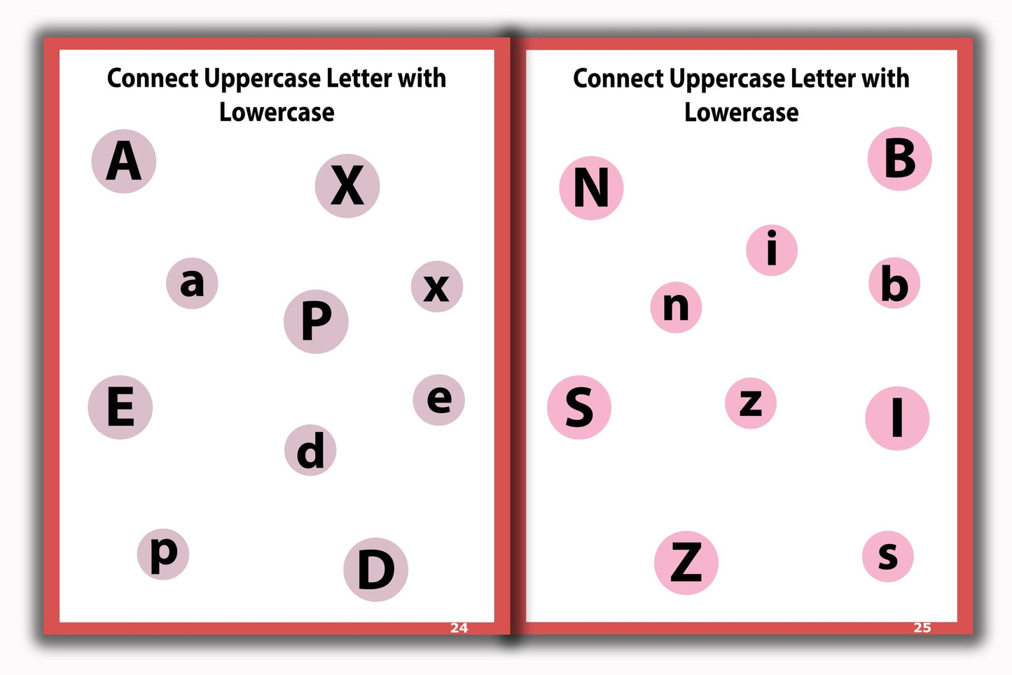 Activity Books Combo 11 - Circle The Shapes, Count And Match, Cut And Paste, Match Letters, Math Fun