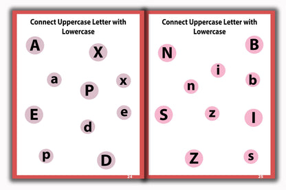 Activity Books Combo 11 - Circle The Shapes, Count And Match, Cut And Paste, Match Letters, Math Fun