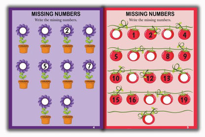 Activity Books Combo 4 - Alphabet Coloring, Number Activities, Number Coloring, Sizes, Things That Go Together