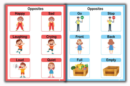 Activity Books Combo 7 - Dinosaur Math Activities, Fill In Missing Letters, Opposites, Shapes, Spot The Differences